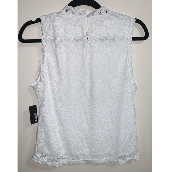 Ardene White Lace Sleeveless Top - Size Large - Picture 2 of 5